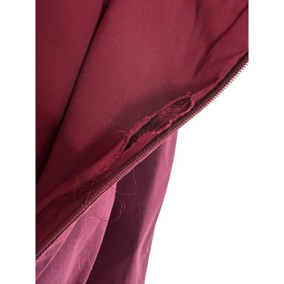 House of Harlow 1960 x REVOLVE Melody Midi Dress Halter Cocktail Burgundy Size S - Picture 10 of 11